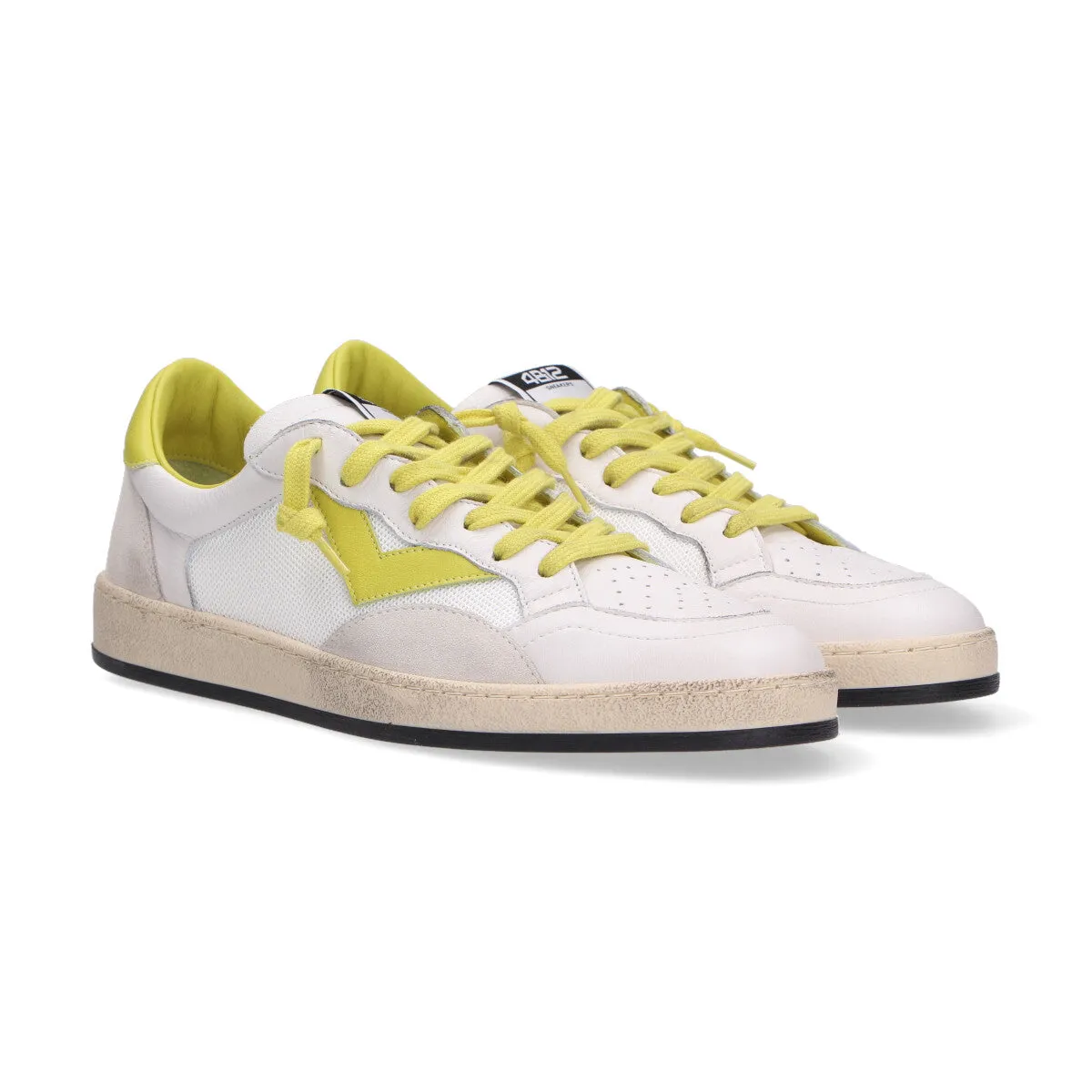 4B12 sneakers Play New bianco giallo