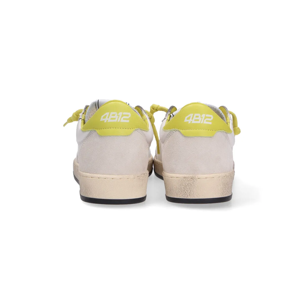 4B12 sneakers Play New bianco giallo