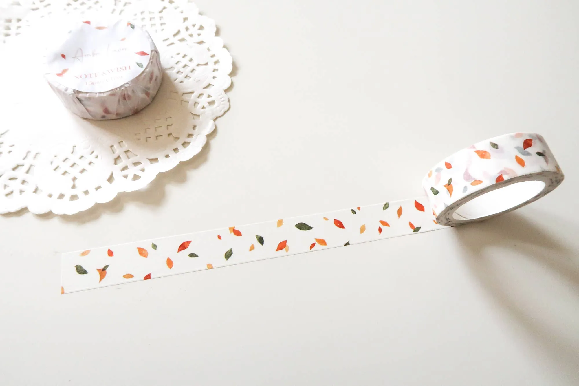 Amber Leaves Washi Tape