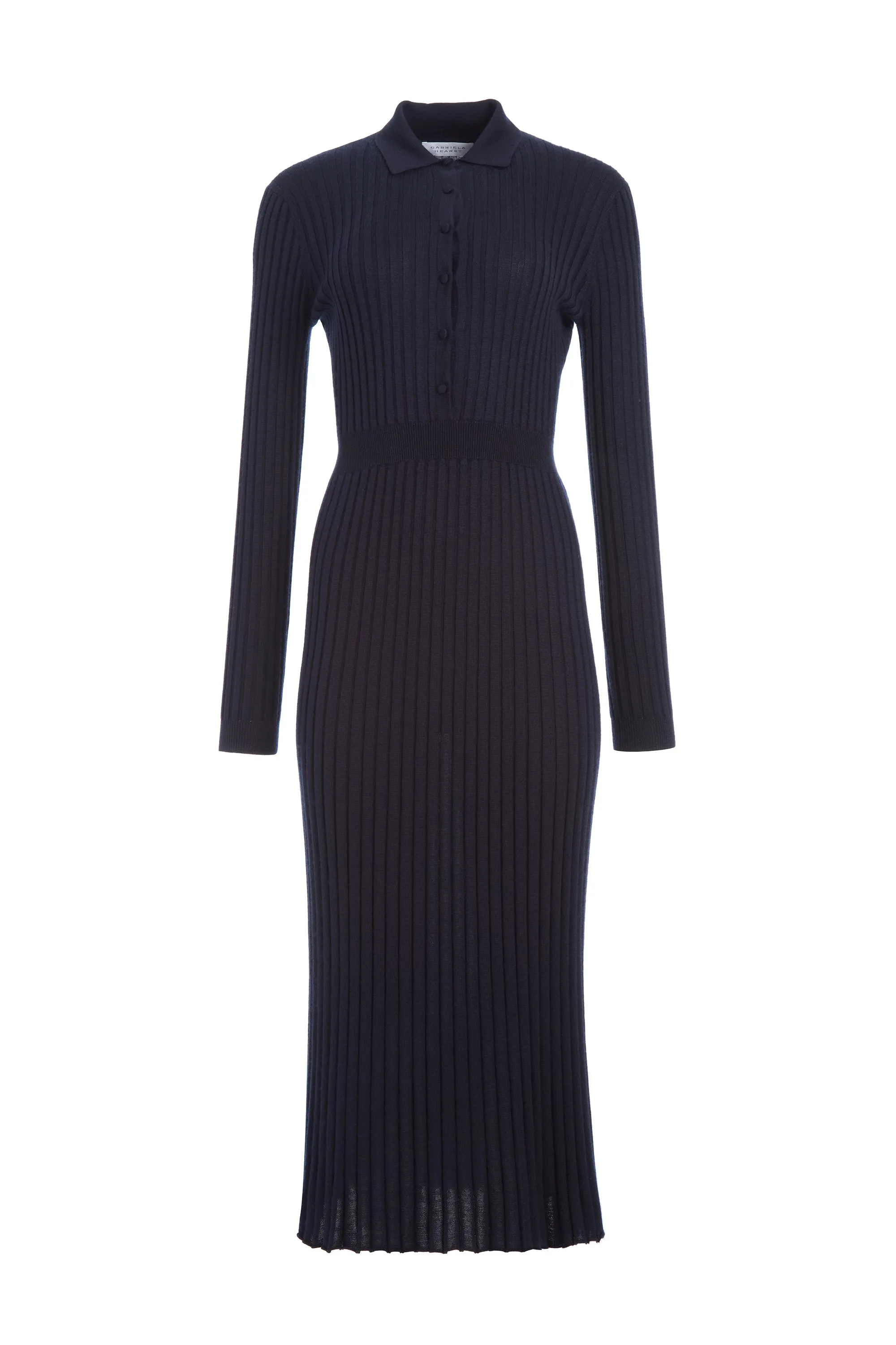 Ardor Knit Dress in Navy Cashmere Silk