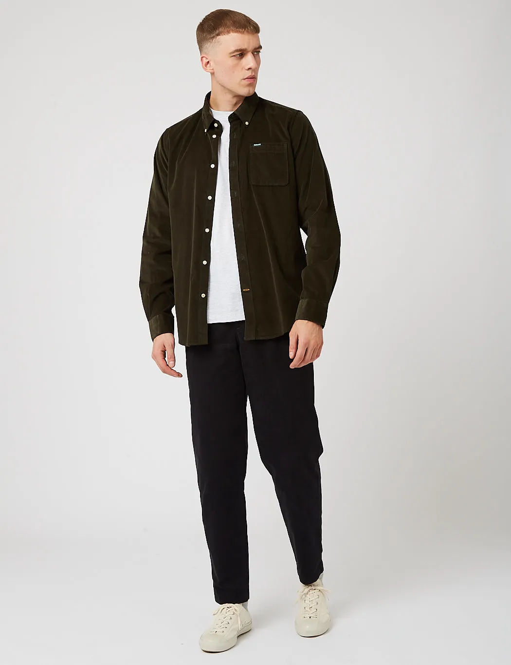 Barbour Ramsey Tailored Shirt - Forest Green