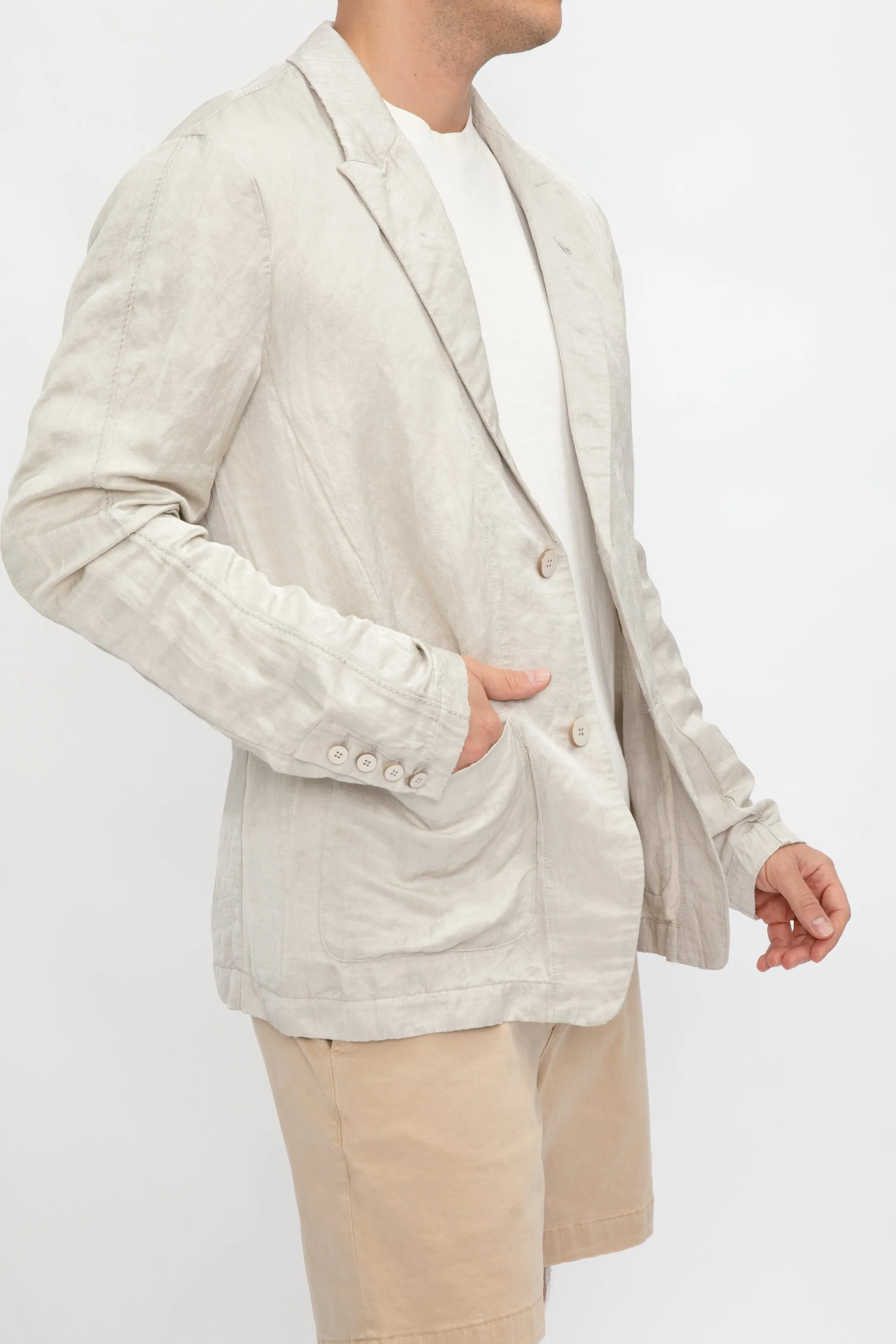 Blazer Jacket in Stone