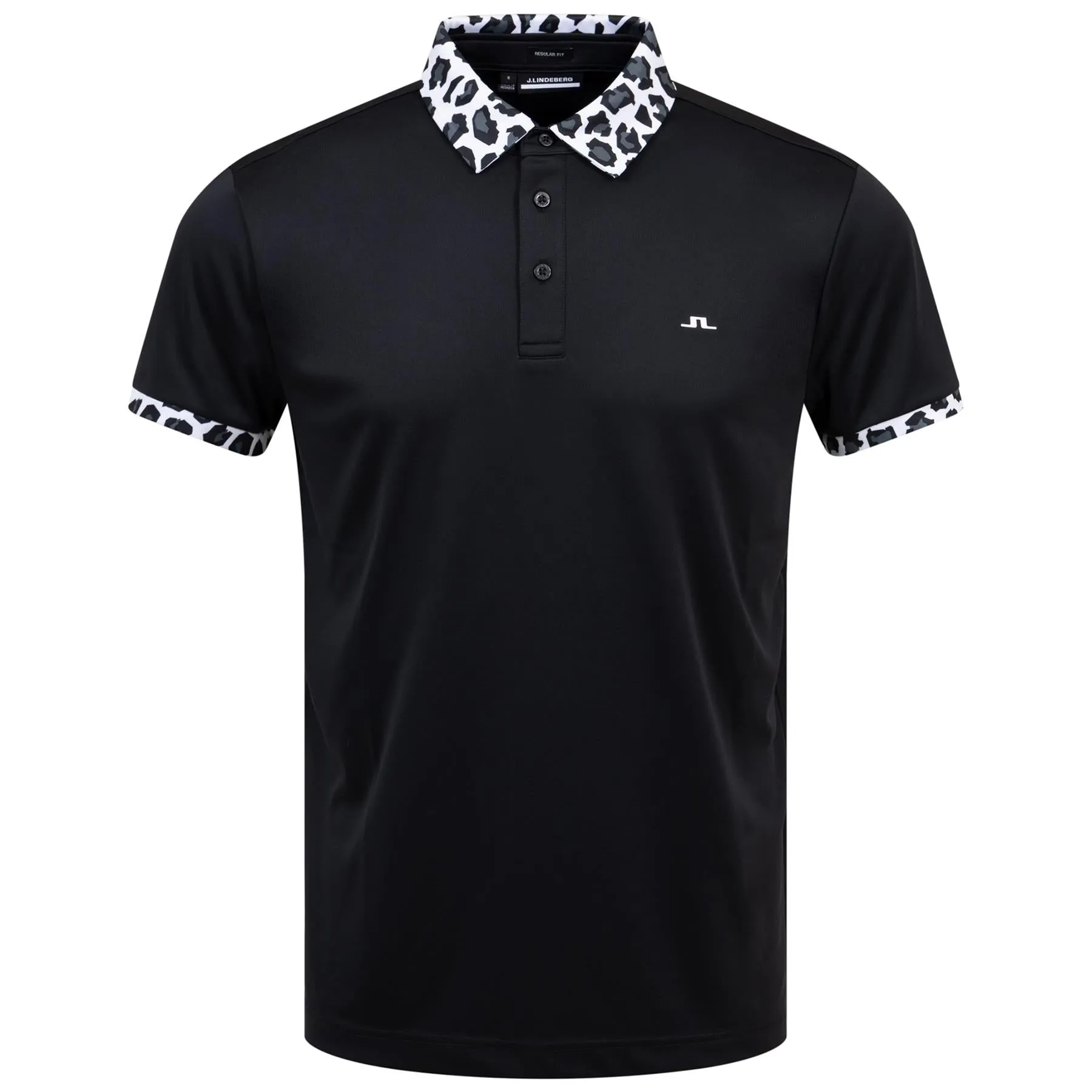 Chapin Regular Fit Polo Black - W23