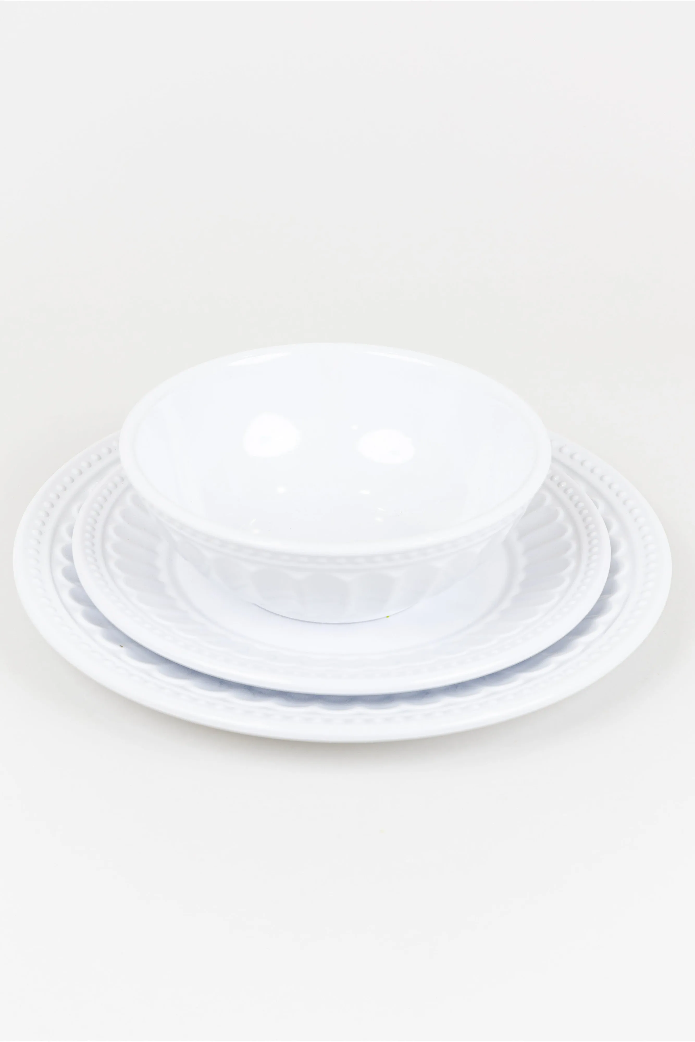 Chateau White Melamine Dishes