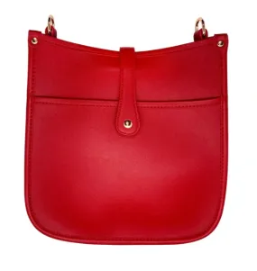 Corbyn Vegan Messenger Bag - Red