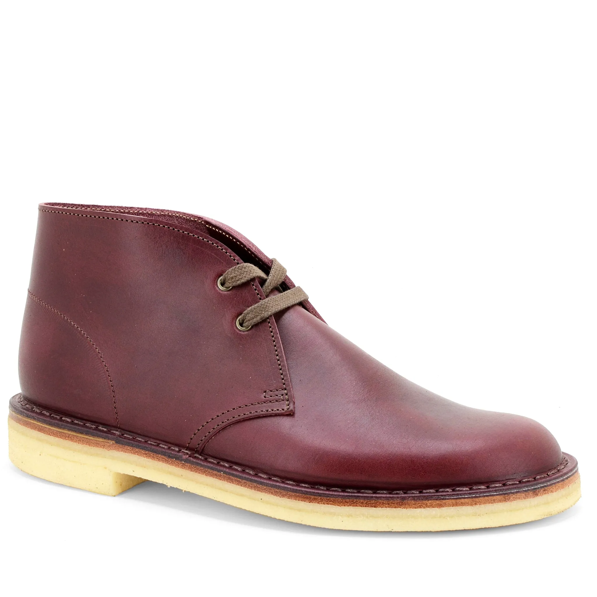 Desert Boot Veg Burgundy