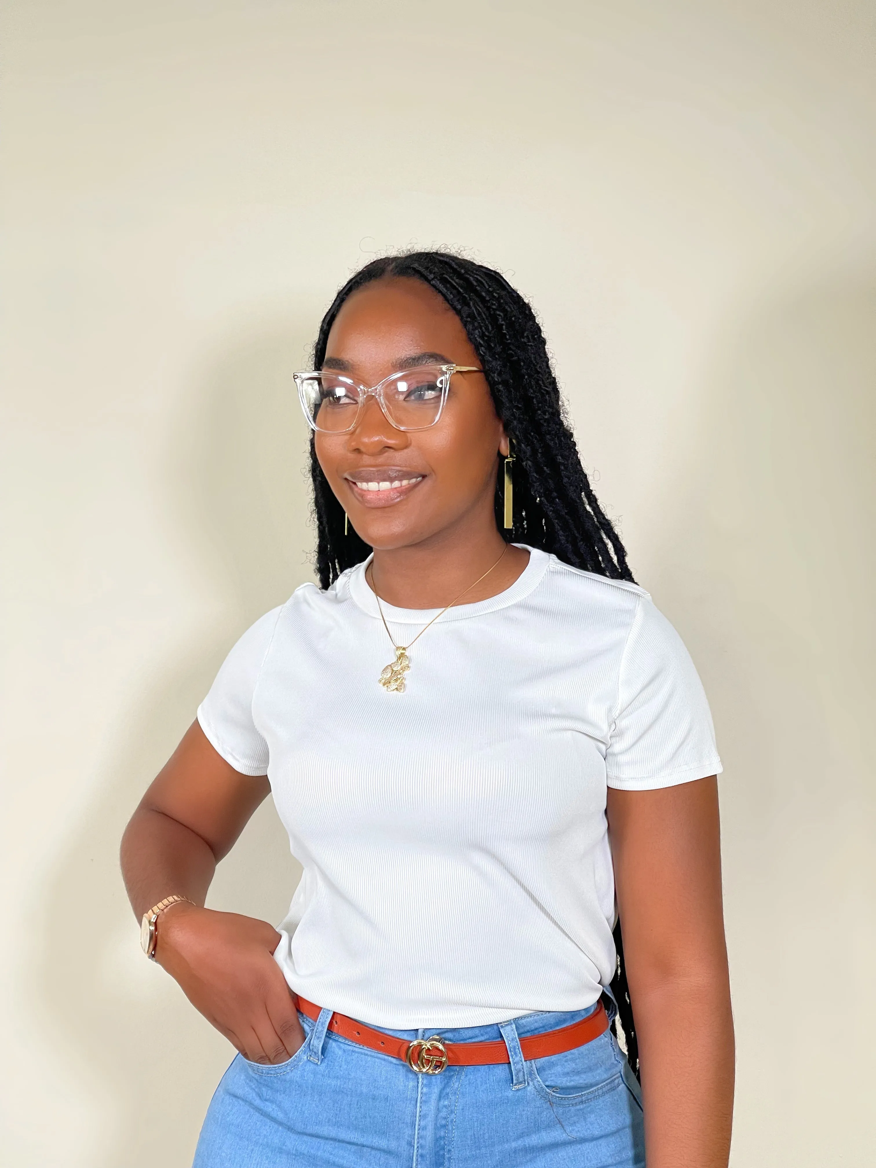 Everyday Ribbed Short Sleeve Top-White