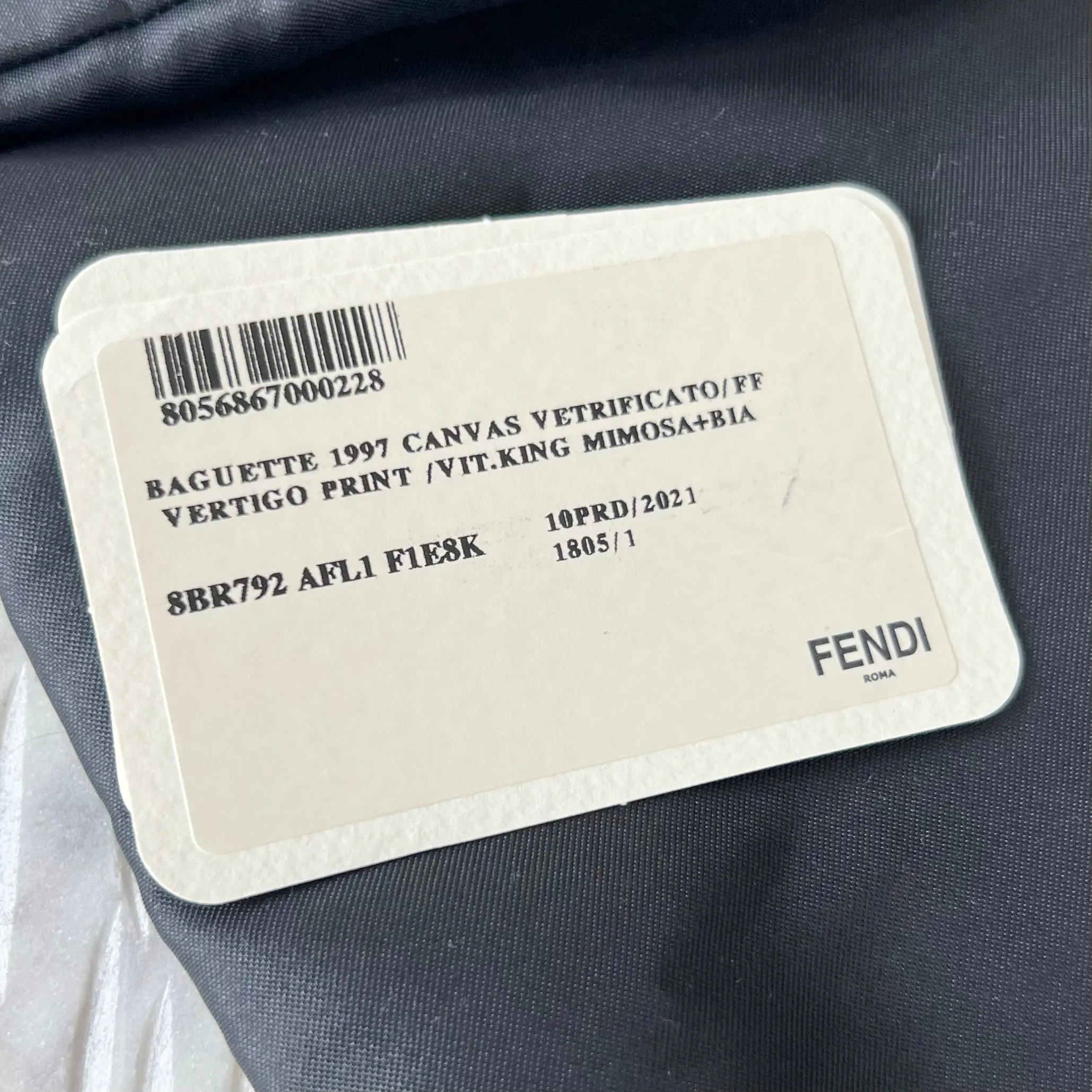 FENDI x Sarah Coleman FF Vertigo Baguette Bag