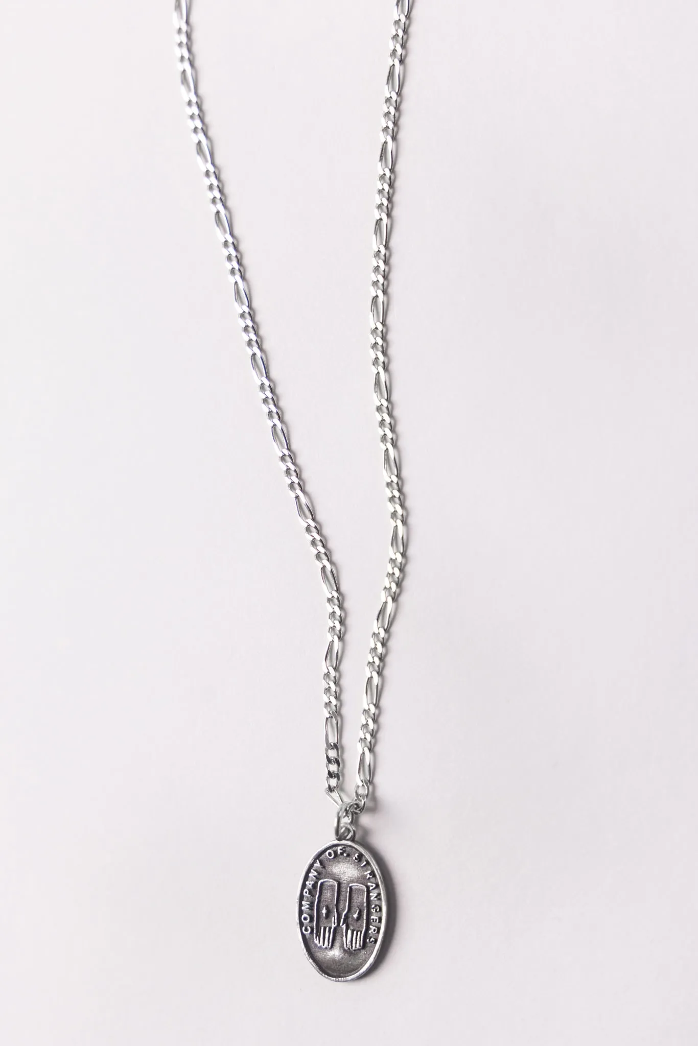 Figaro Hands Necklace | Silver