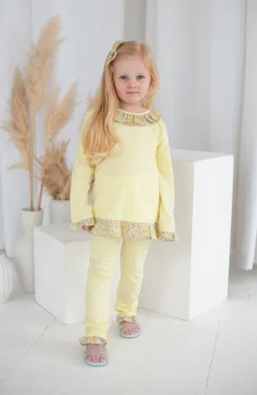 Girls Lemon Ditsy Loungewear