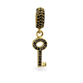 Gold 14k yellow gold key Astra charm