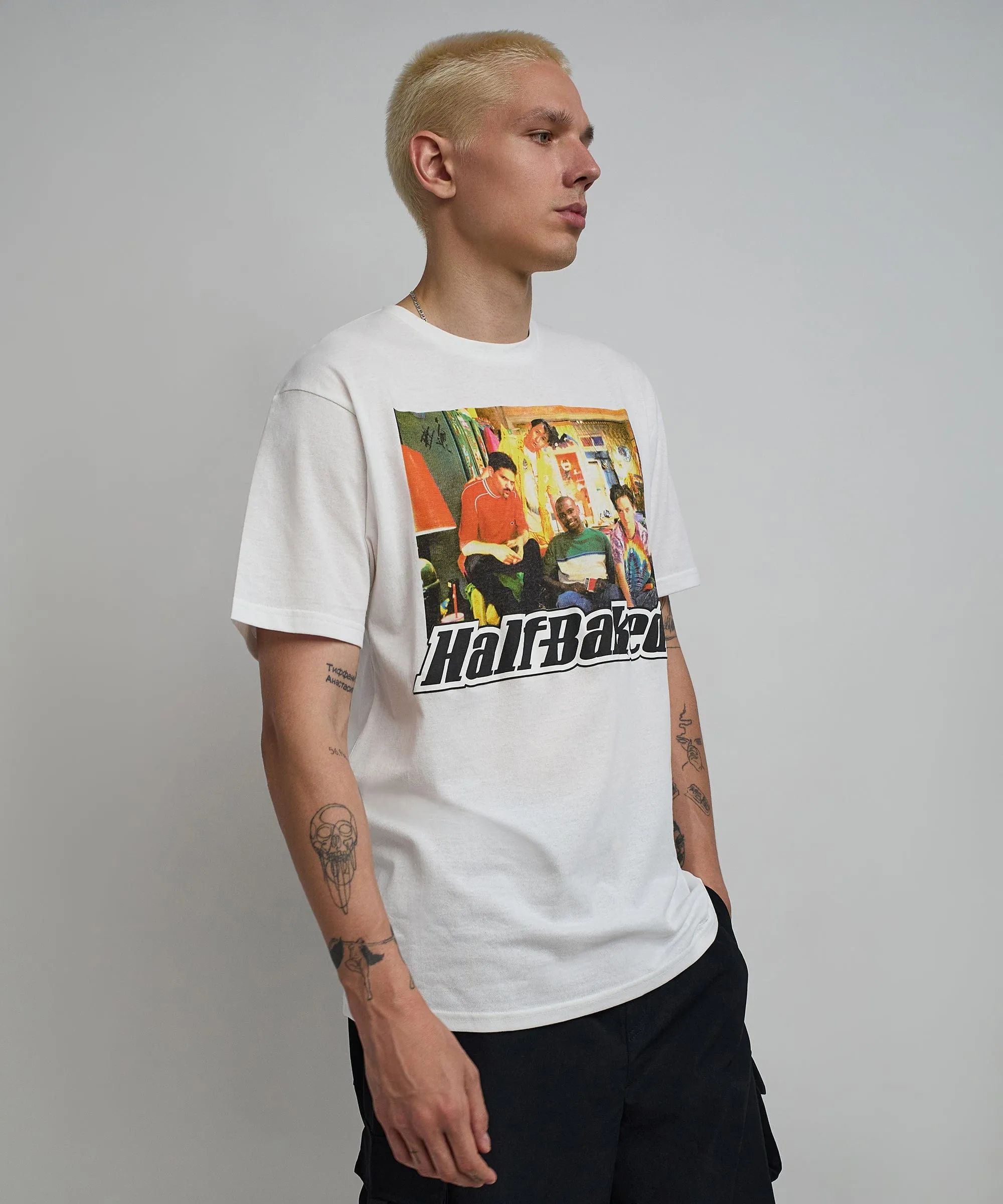 Half Baked Couch Short Sleeve Tee - White