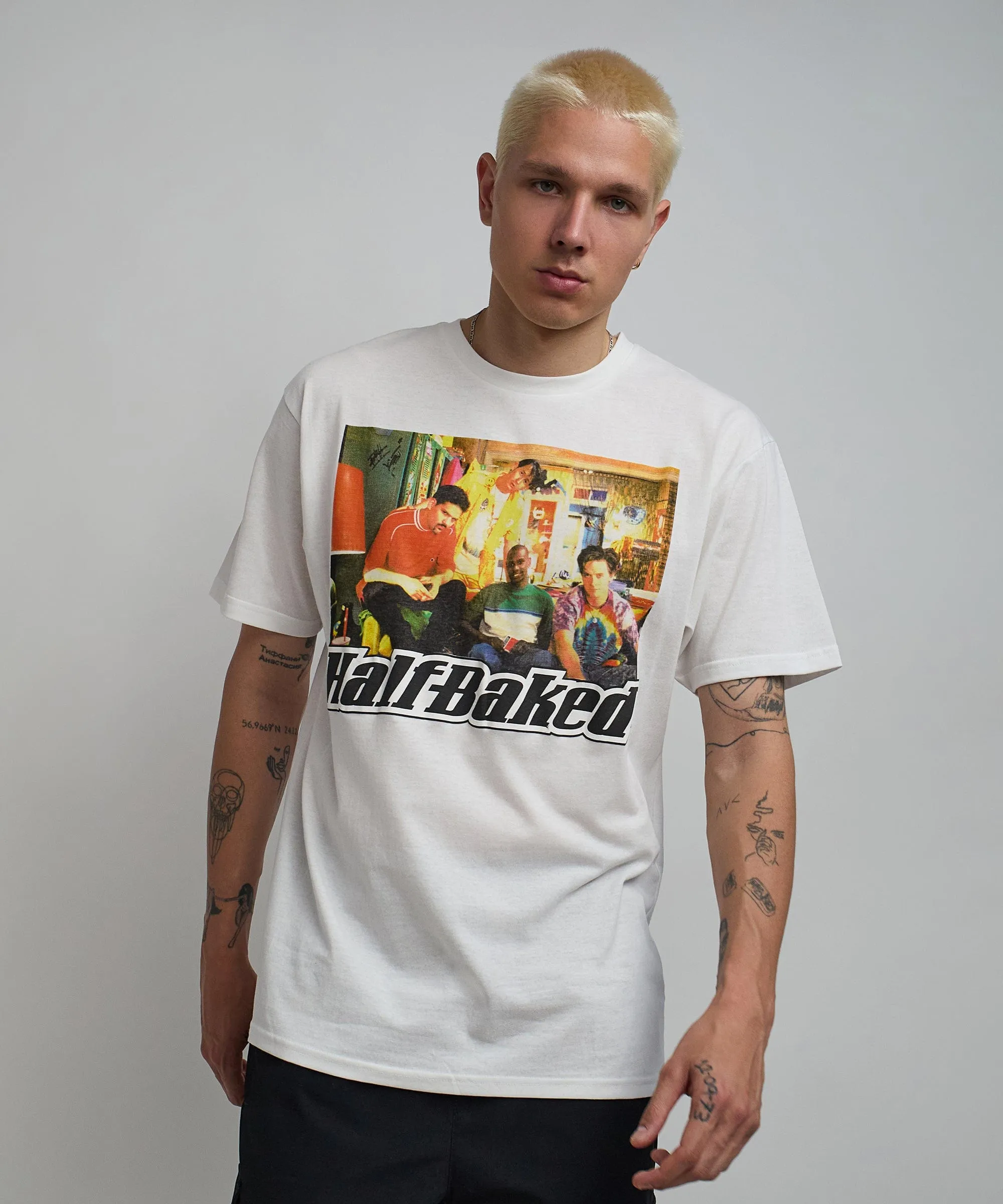 Half Baked Couch Short Sleeve Tee - White