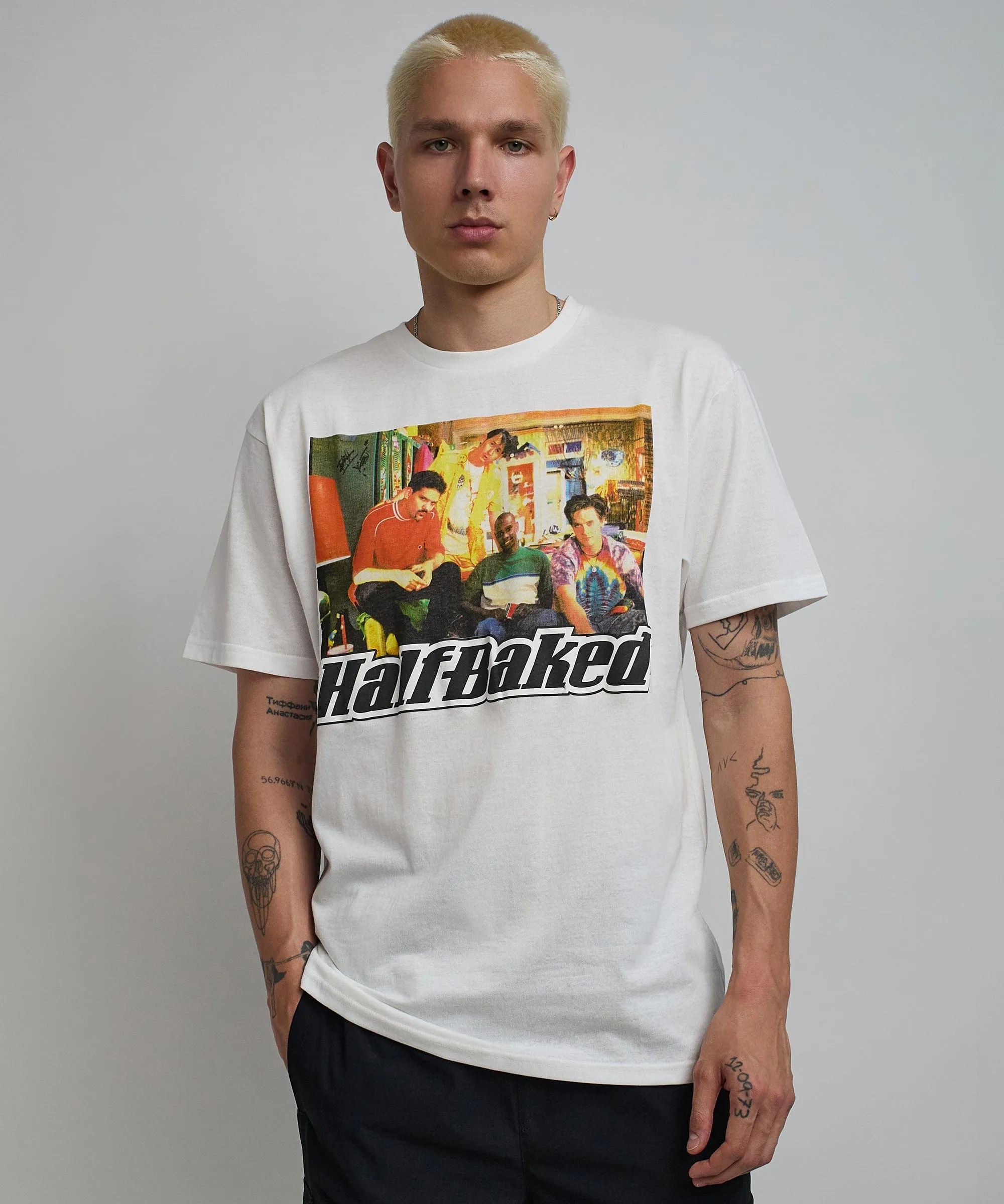 Half Baked Couch Short Sleeve Tee - White