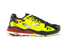 Joma Scarpe Uomo Padel T. Spin Nero Giallo Fluo