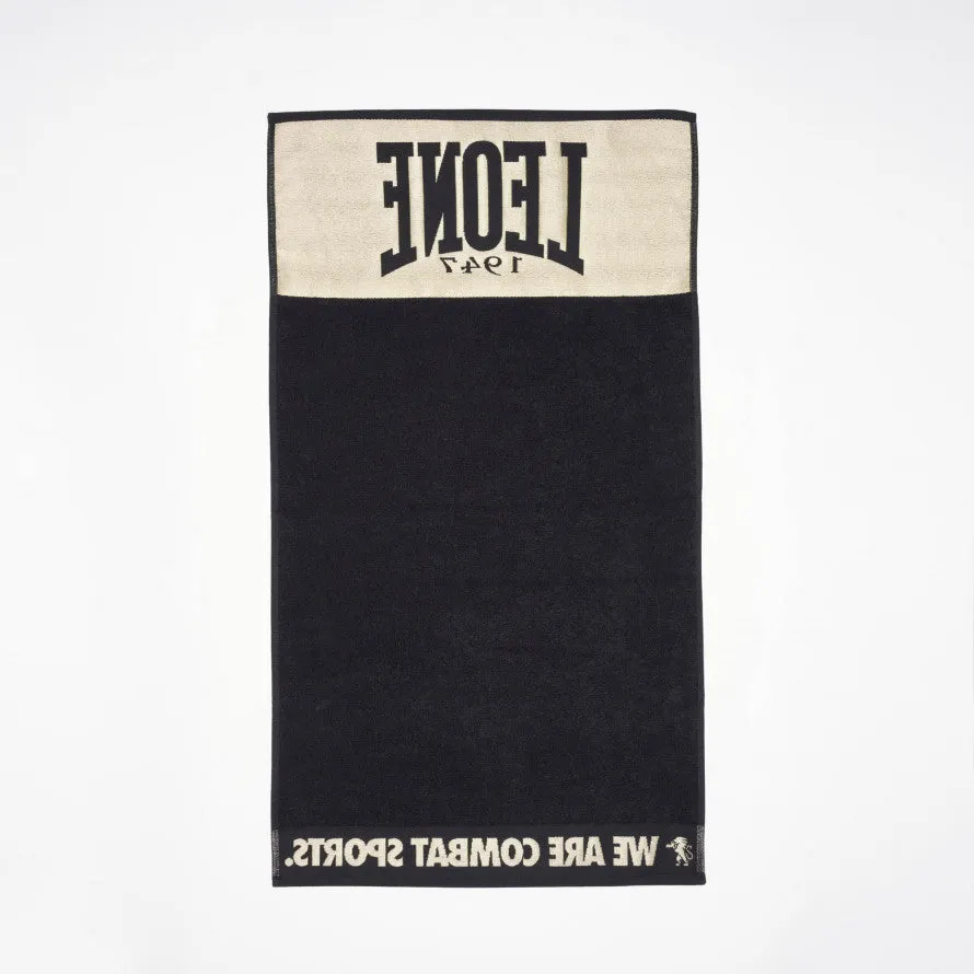 Leone Bench towel Gym towel AC922 black