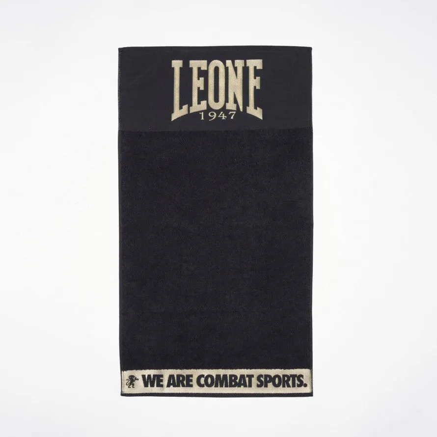 Leone Bench towel Gym towel AC922 black