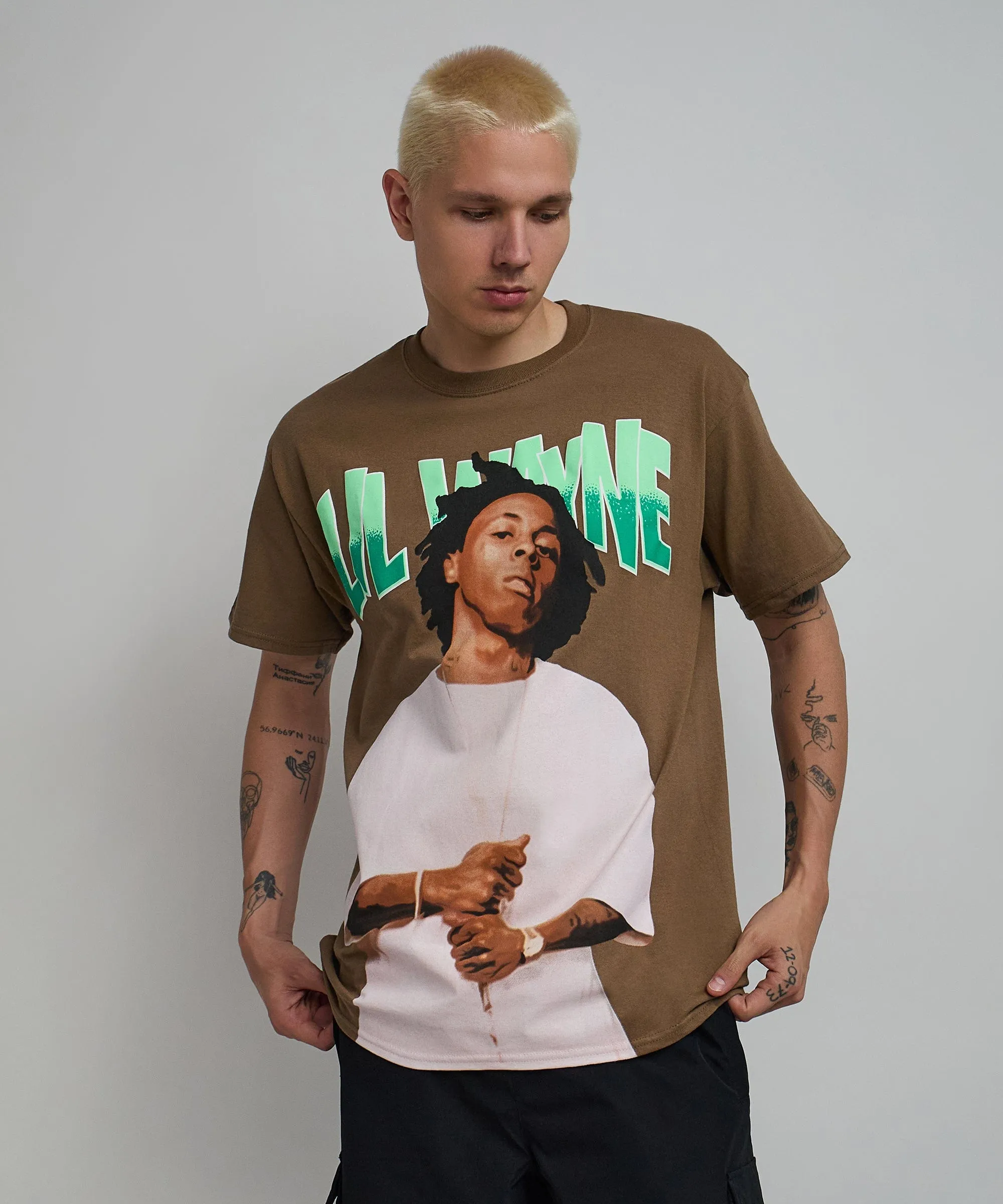 Lil Wayne Tha Carter Short Sleeve Tee - Brown