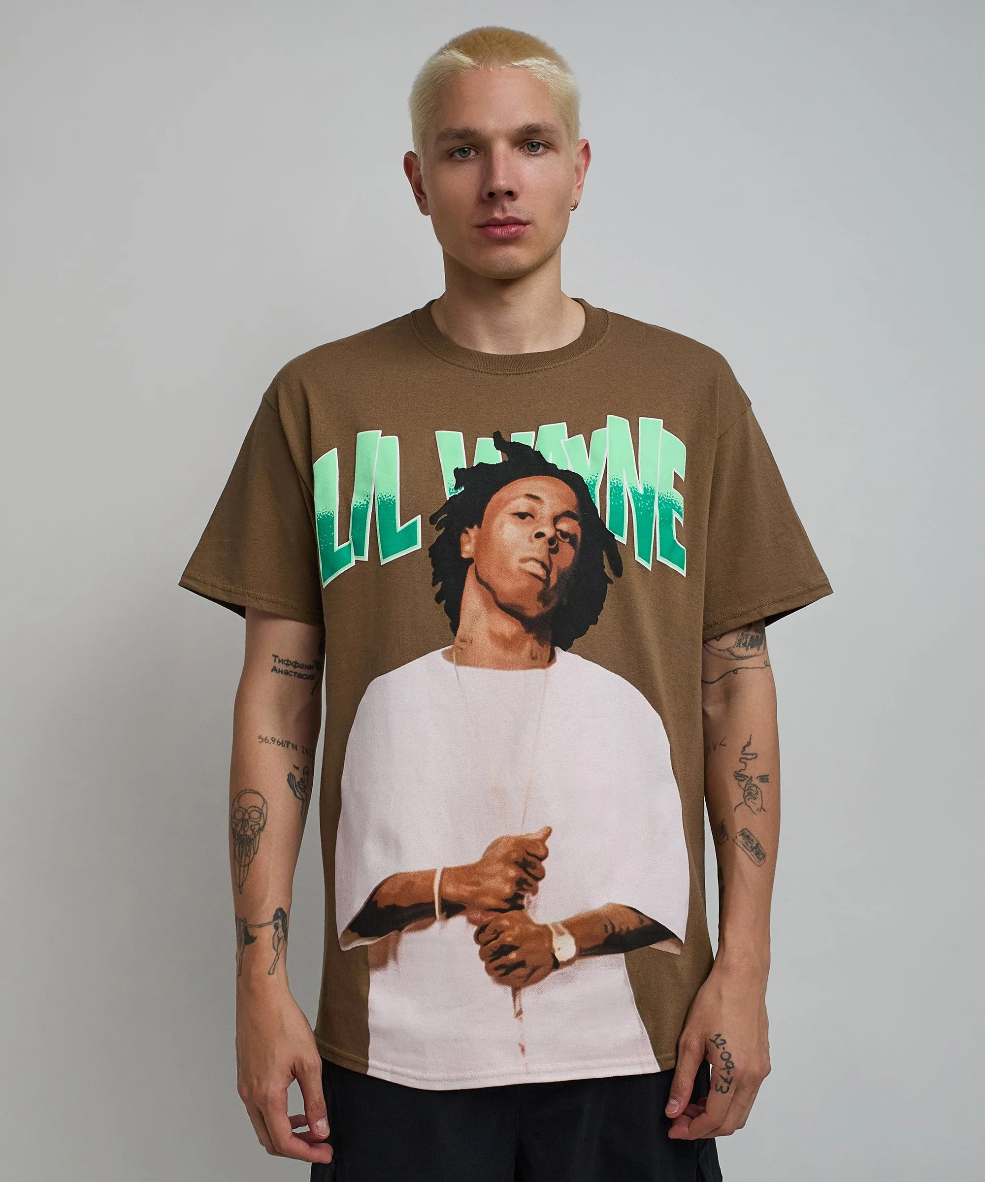 Lil Wayne Tha Carter Short Sleeve Tee - Brown