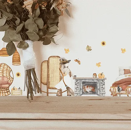 Little Autumn Girl Decal Pack