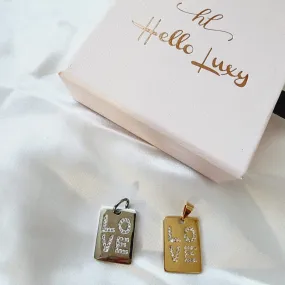 Love Word Pendant