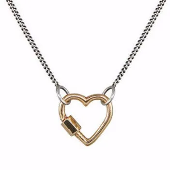 Marla Aaron 14k Yellow Gold Baby Heart Lock