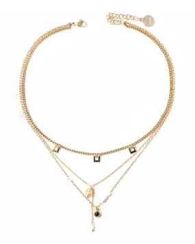 Muzo Necklace in Gold