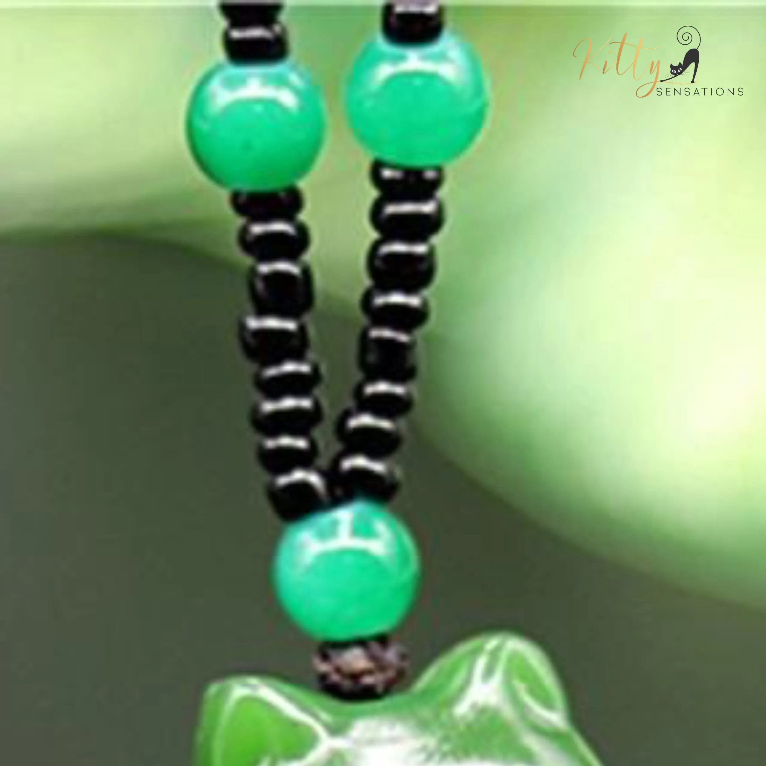 Natural Jade Cat Necklace