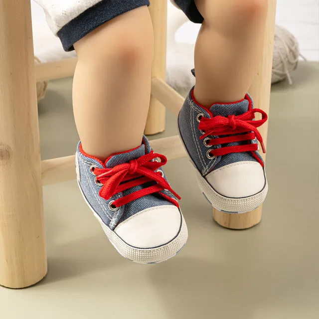 New Baby Shoes Baby Boys Girls Shoes Flash Sports Crib Shoes Infant First Walkers Toddler Soft Sole Anti-slip Baby Sneakers