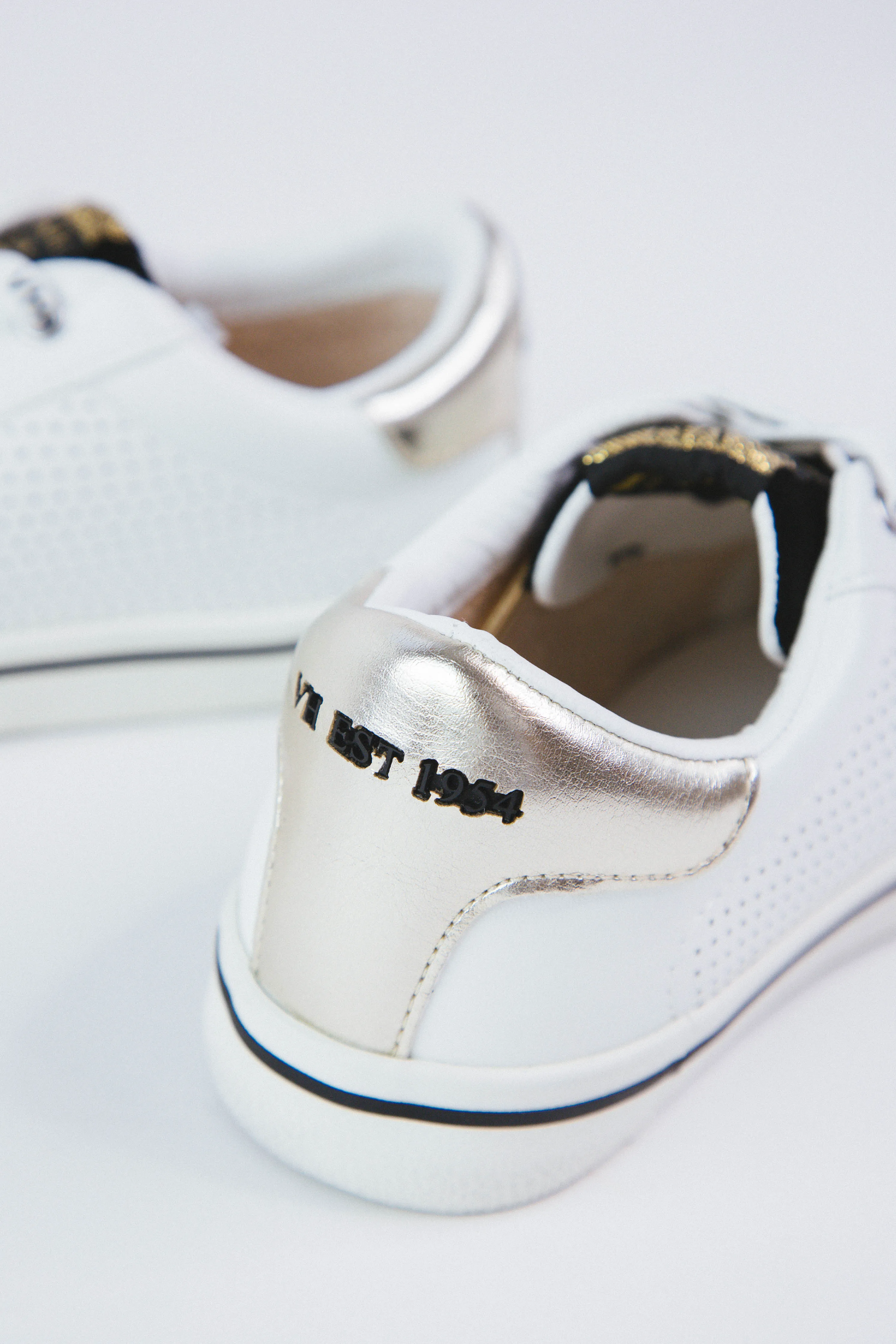 Next 2 Black Vamp Low Top Sneaker, Black/White | Vintage Havana