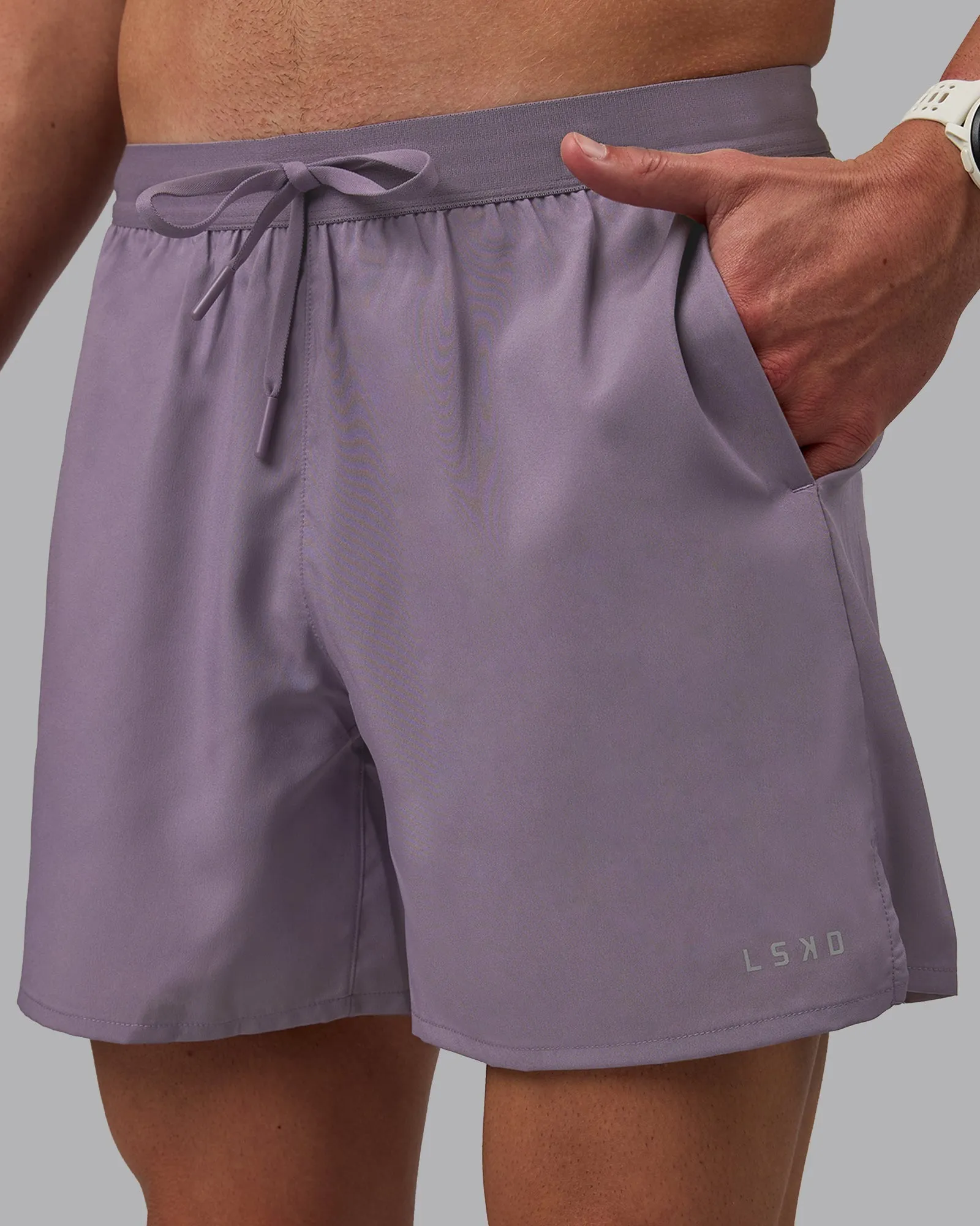 Pace 5" Lined Performance Shorts - Purple Sage