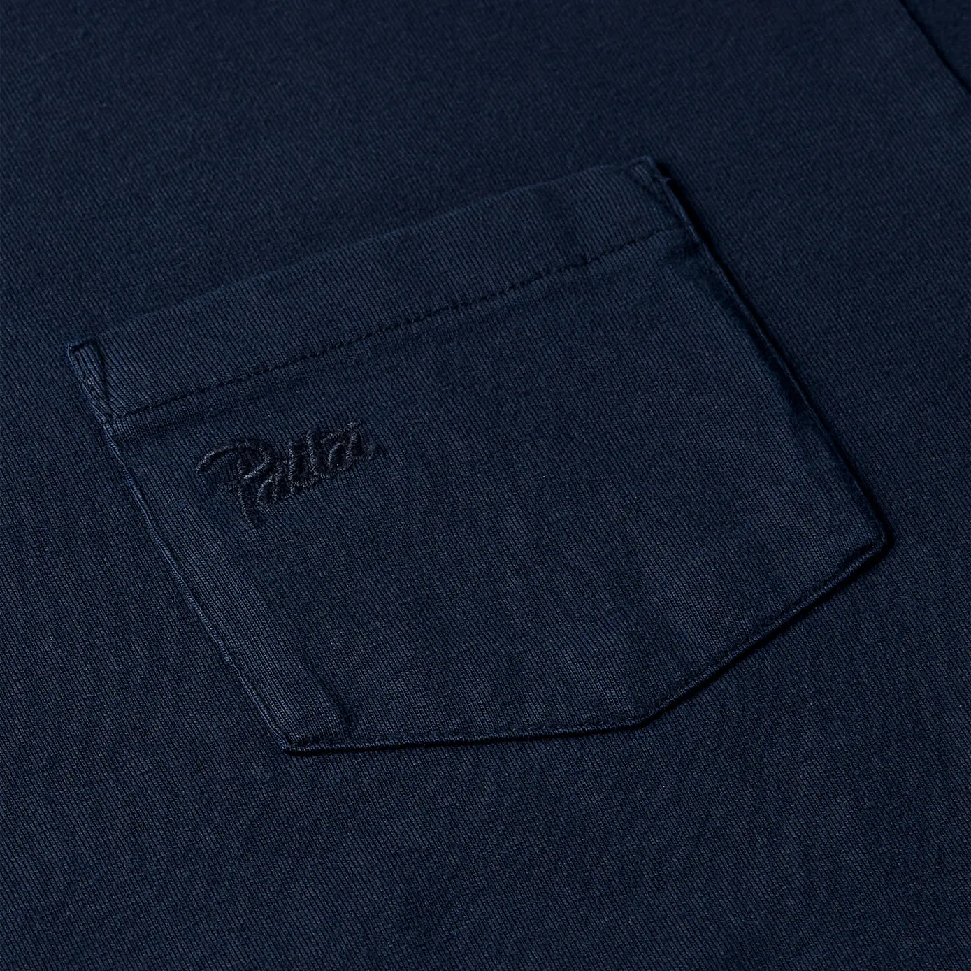 Patta Basic Washed Pocket T-Shirt - Black Iris