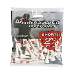 Pride PTS ShorTee 53mm Golf Tees (Pack of 25)