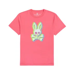 Psycho Bunny Mens Ethan Deco Bunny Tee - Rose Quartz