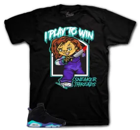 Retro 6 Aqua Play To Win Shirt