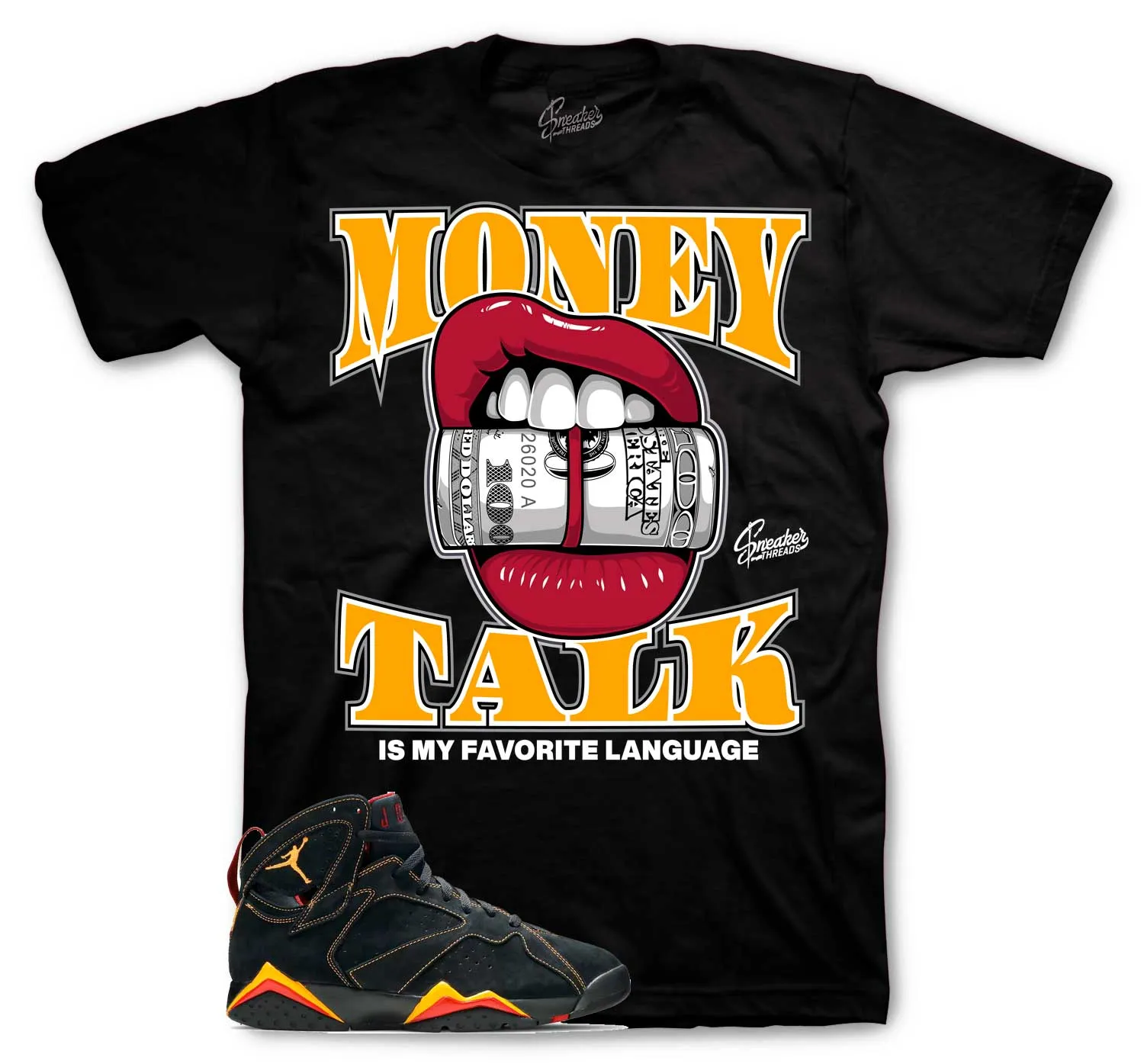 Retro 7 Citrus Money Talk Shirt