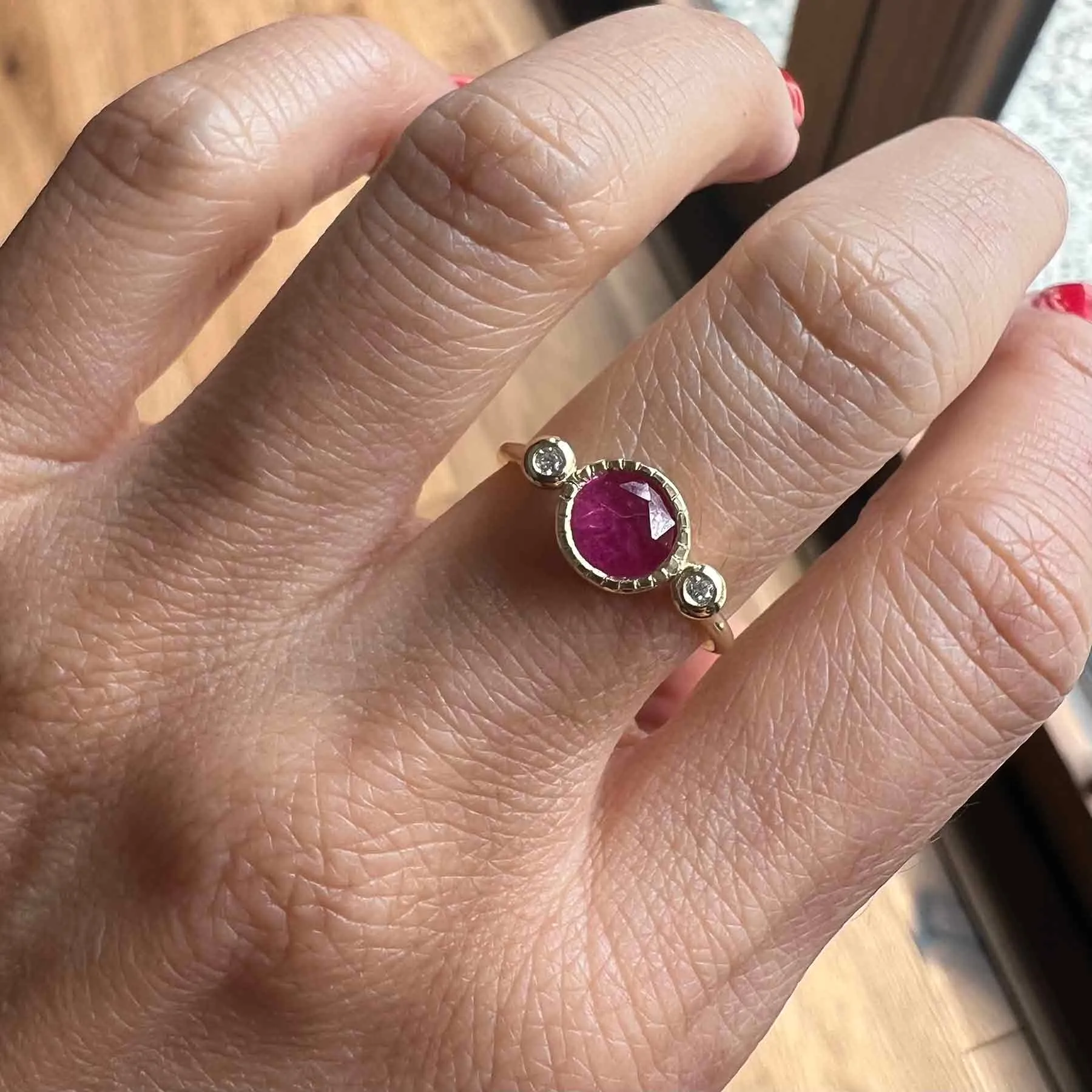 Ruby Sinfonia Ring