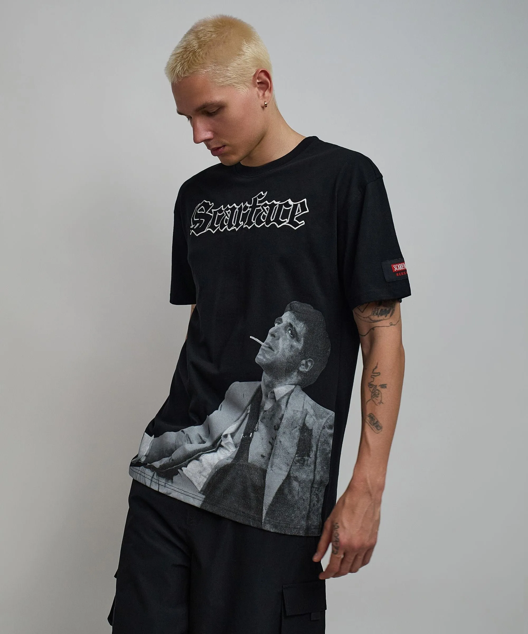 Scarface Old English Short Sleeve Tee - Black