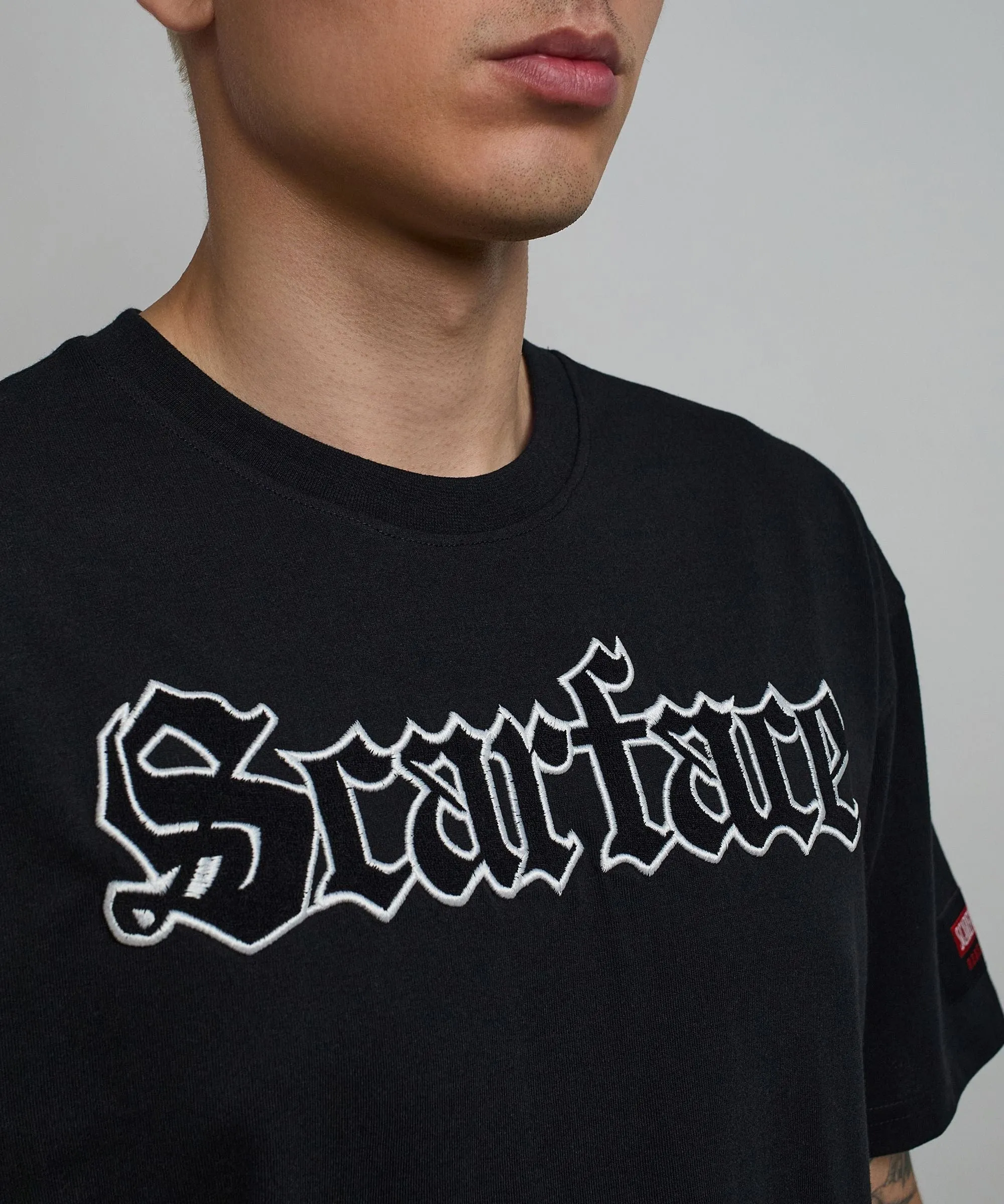 Scarface Old English Short Sleeve Tee - Black