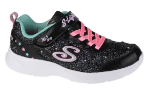 Skechers girls' sneakers with lights S Lights Glimmer Glitter N Glow 20267L BKPK black pink