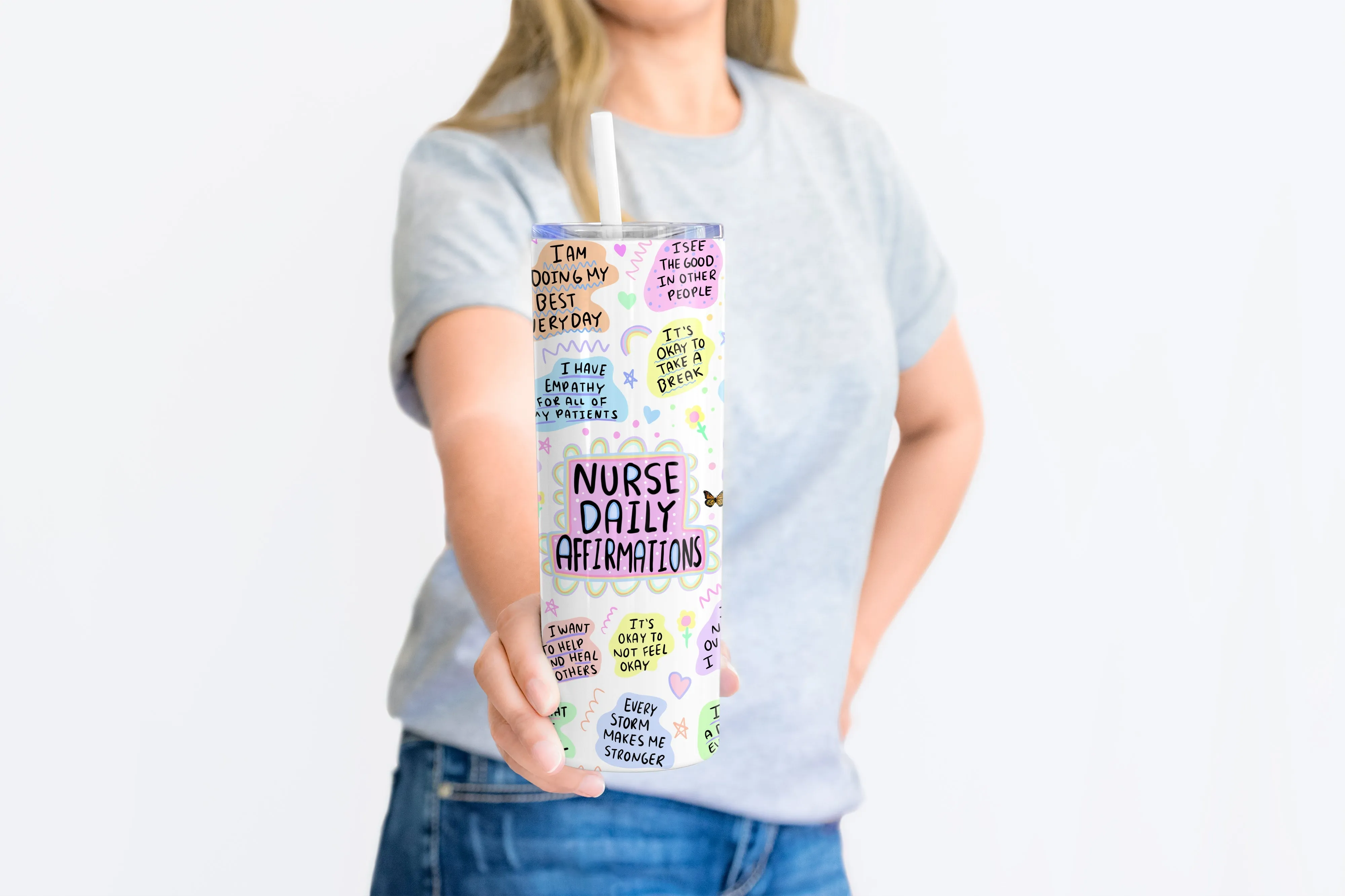 Skinny Tumbler Nurse Affirmations