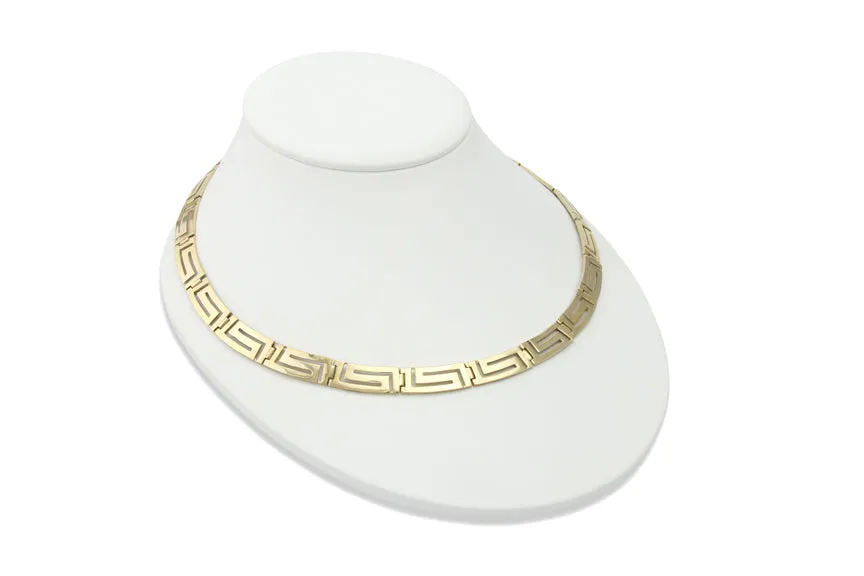 Sleek Ariadne Collar 14K Gold Necklace