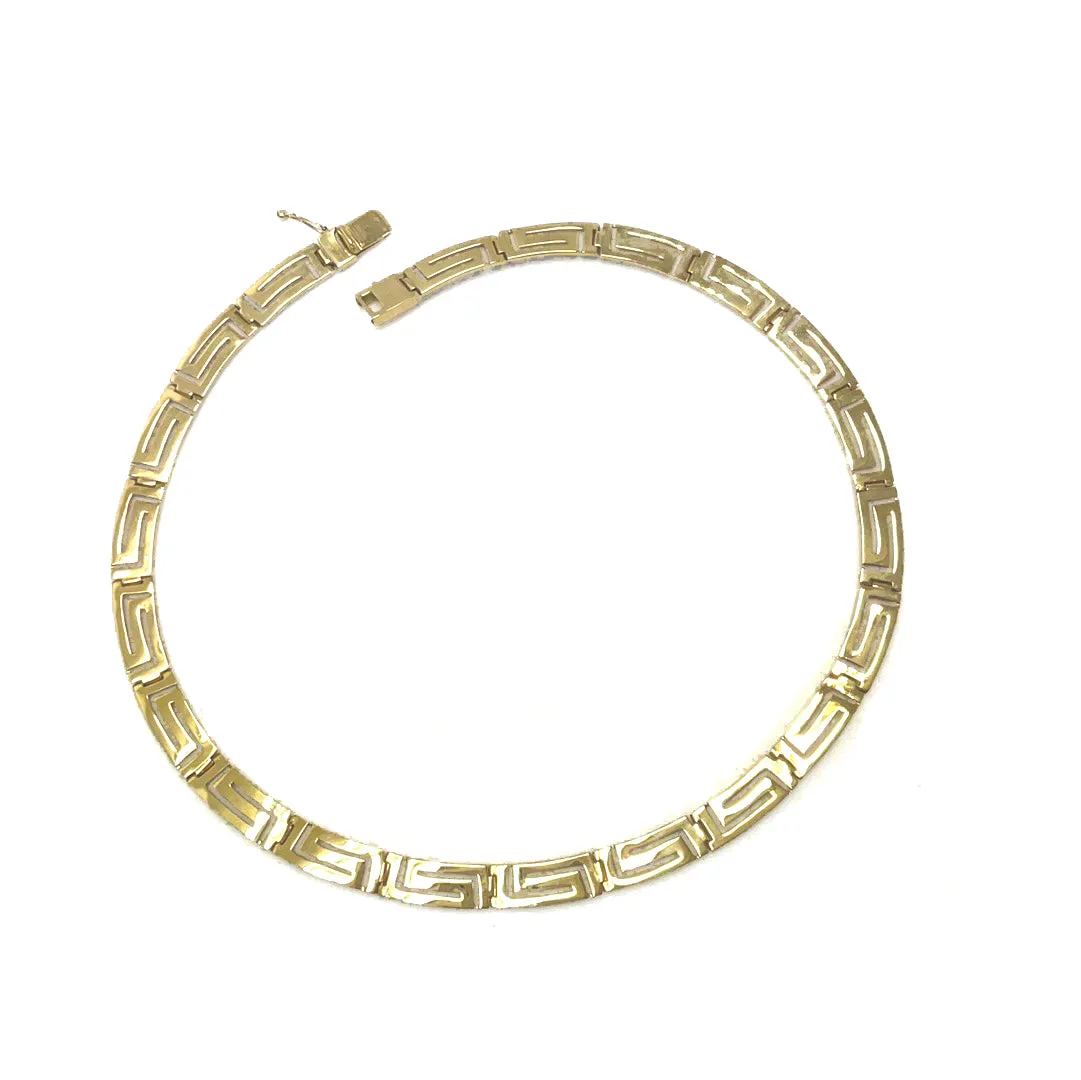 Sleek Ariadne Collar 14K Gold Necklace