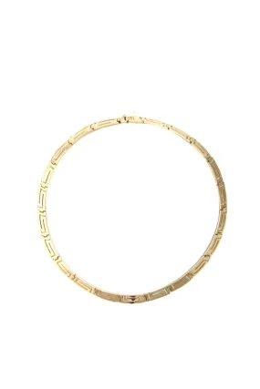 Sleek Ariadne Collar 14K Gold Necklace