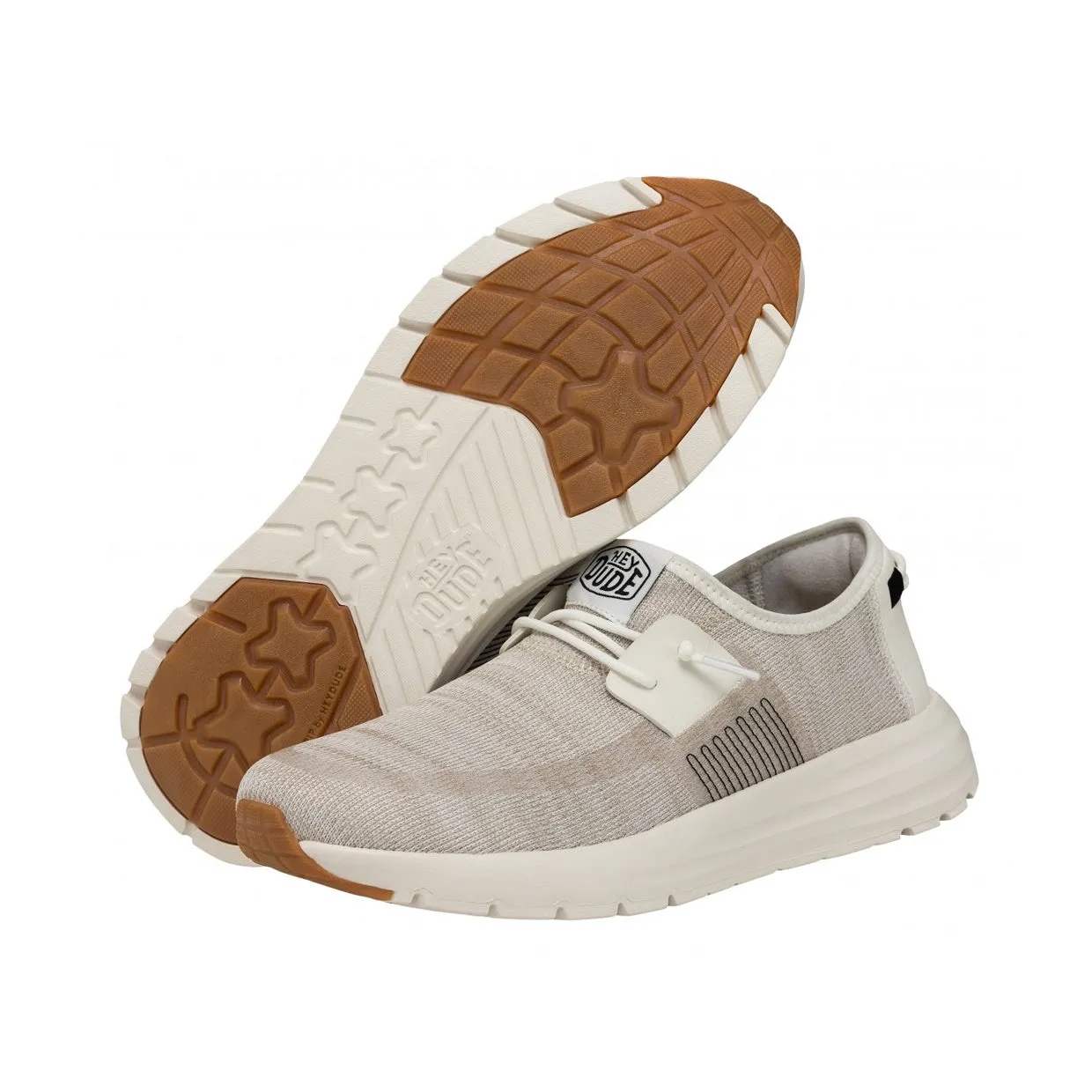 Sneakers Uomo Hey Dude Sirocco Beige Chiaro