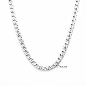 Stainless Steel Pattern Link Chain Men's Necklaces - 6mm width | 61cm length