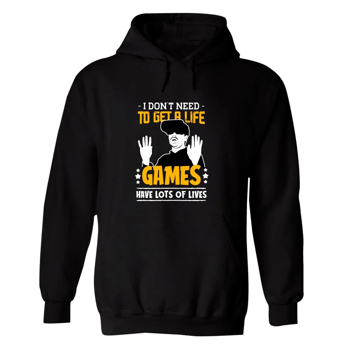 Sudadera Hombre  Hoodie Gamer Videojuegos Frases 098