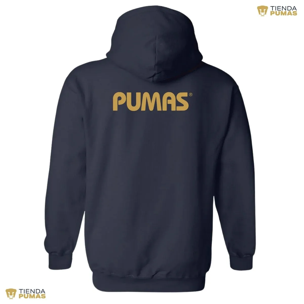 Sudadera para Hombre Hoodie Pumas UNAM Logo Dorado