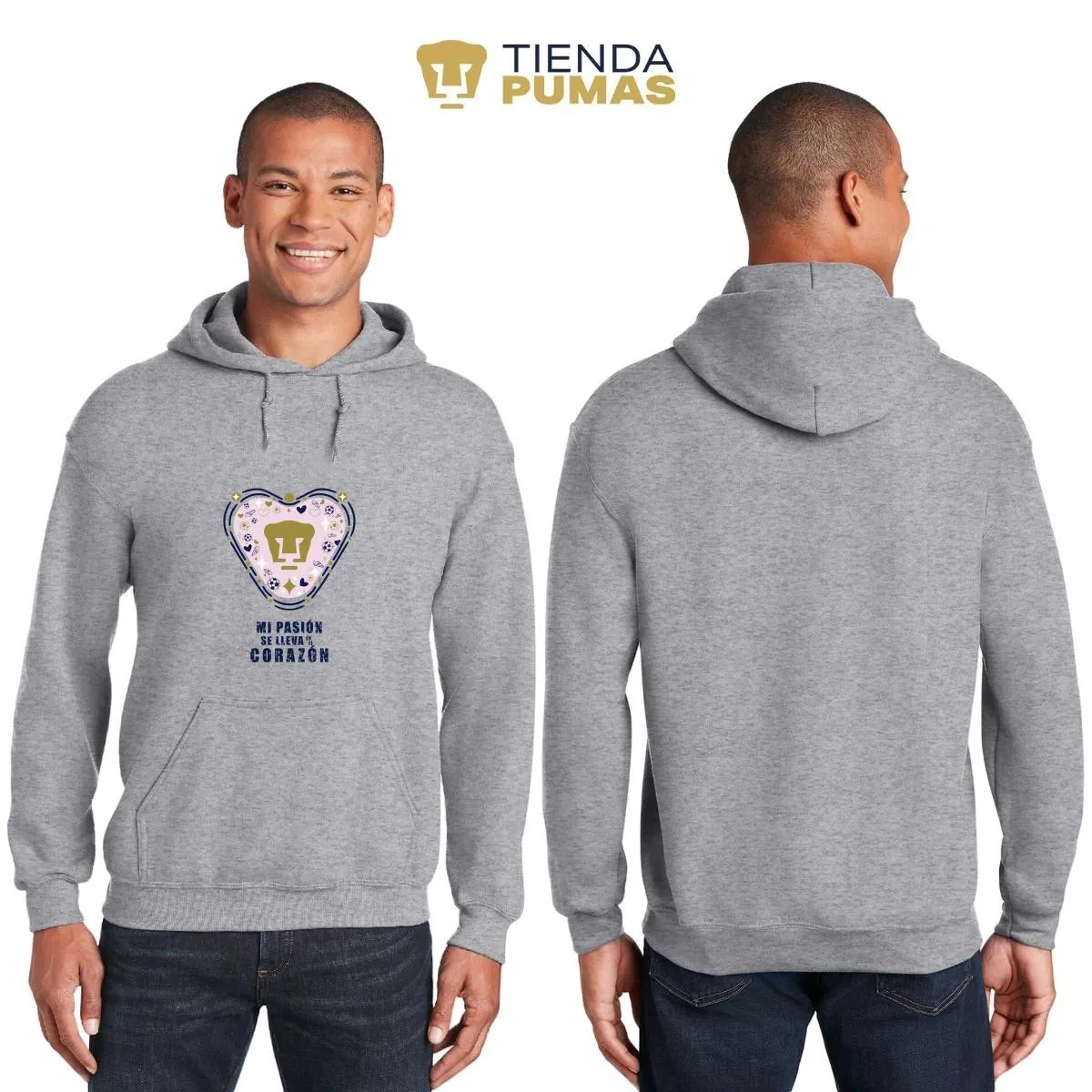 Sudadera para Hombre Hoodie Pumas UNAM Mi pasión