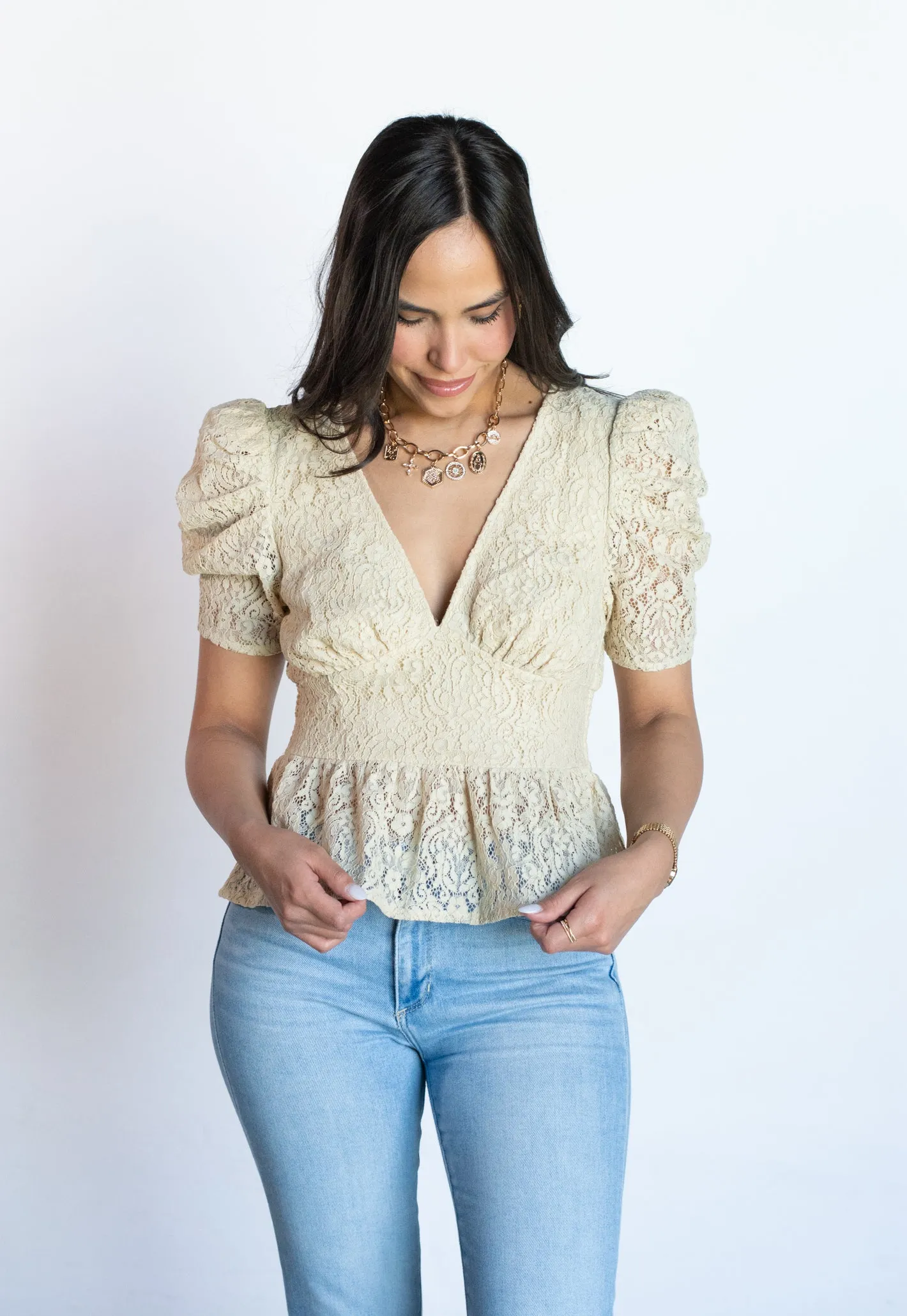 Unbeatable Moments Lace Top